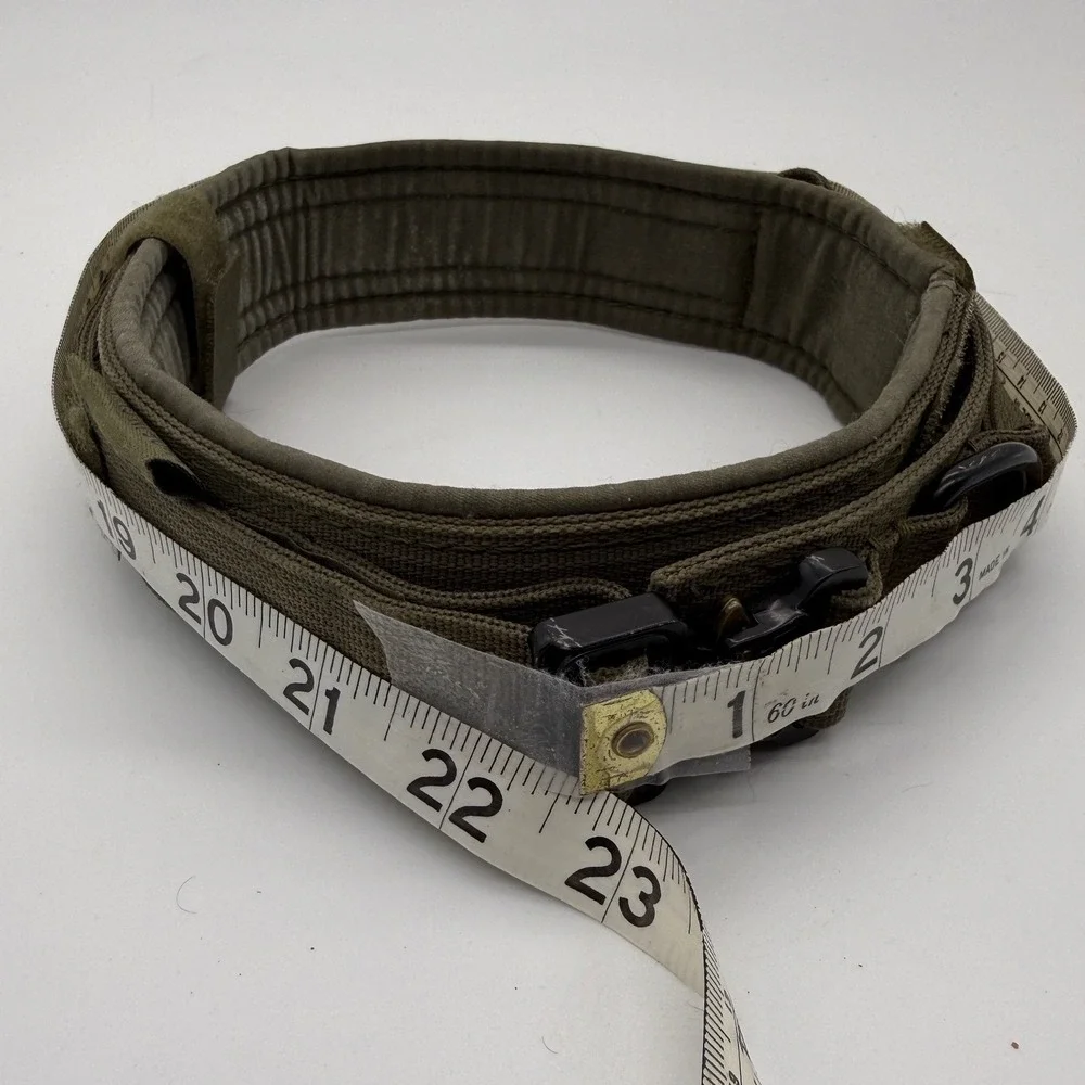 Excellent Elite Spanker Tactical Dog Collar XL Green Metal Buckle Handle K9